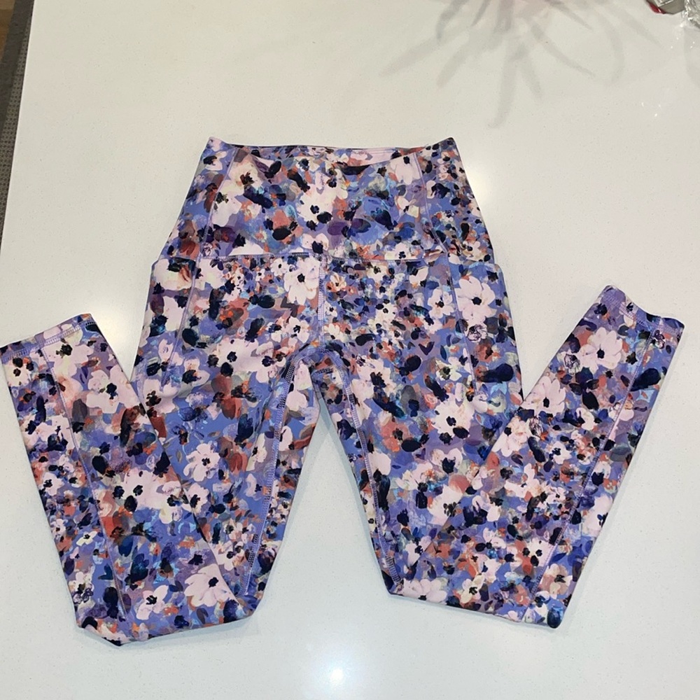 Rbx xs leggings polyester and spandex